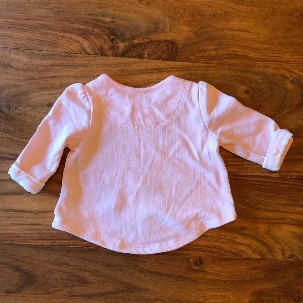 Gap Baby Pink Unicorn Terry Pullover